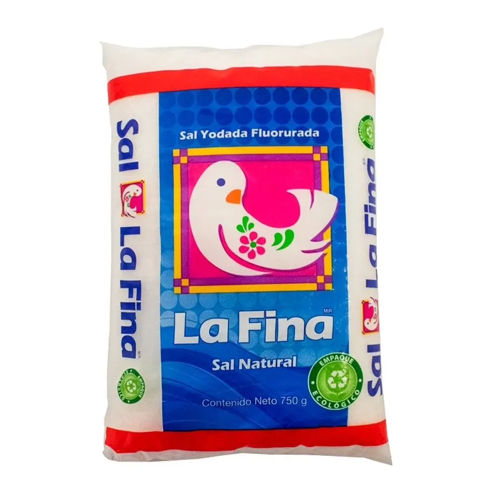 Sal Natural La Fina 750g bolsa